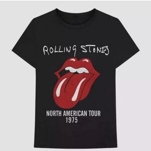 🆕️ The Rolling Stones North American Tour 1975 Graphic Tee